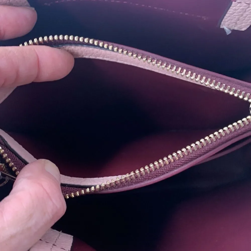 Kate Spade Hayes pink leather mini satchel bag NWOT